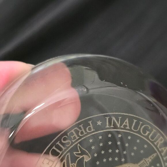 President Bush Vice Kenney Clear Paperweight crystal Inaugural gift 2001 - Picture 8 of 8